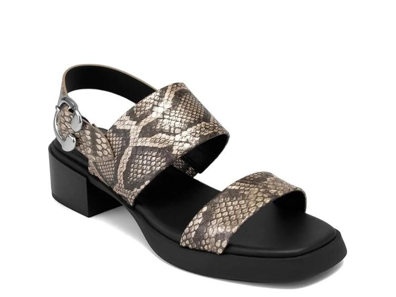 エアロソールズ レディース シューズ サンダル Aerosoles Dove Sandal Champagne Snake Print シャンパン