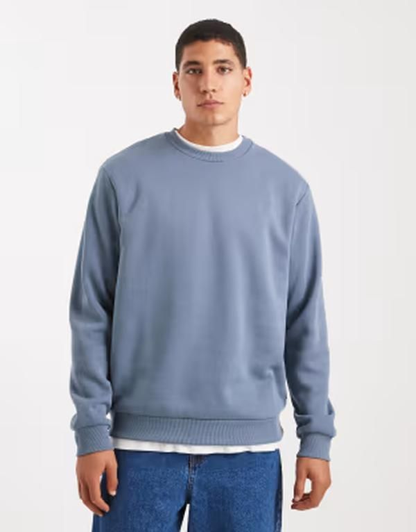 ジャック アンド ジョーンズ メンズ アウター パーカー・スウェット シャツ Jack Jonesweatshirt Blue Mirage ブルー