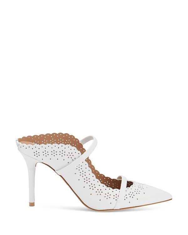 マローンスリアーズ レディース シューズ パンプス Malone Souliers Womens Maureen 85 Pumps WhiteWhite ホワイト