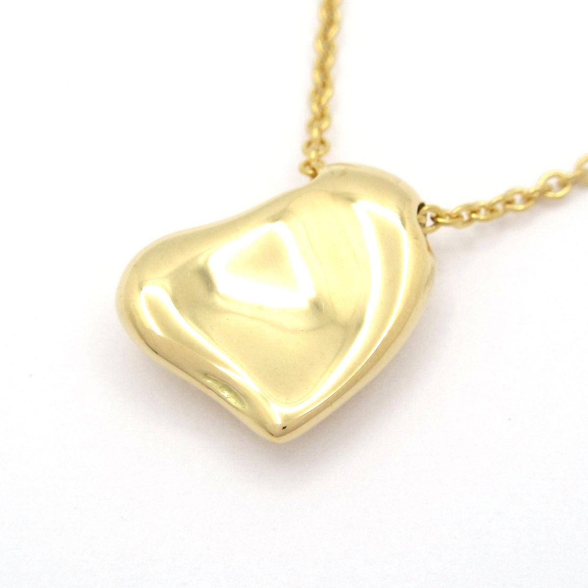 TIFFANY&Co.(ティファニー) ネックレス美品 フルーハート K18YG