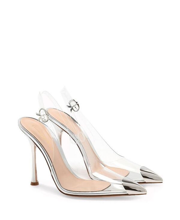 ジャンヴィト ロッシ レディース シューズ パンプス Gianvito Rossi Womens Diana Slingback Pumpsilver Tpu シルバー
