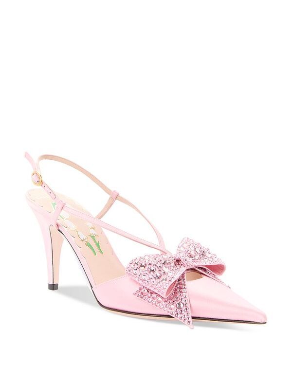 ヴァレンティノ レディース シューズ パンプス Valentino Garavani Womens Bow Slingback Pumps Rose 231,900円