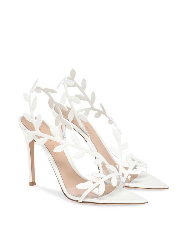 ジャンヴィト ロッシ レディース シューズ サンダル Gianvito Rossi Womens Flavia Sandals White Nappa Leather ホワイト