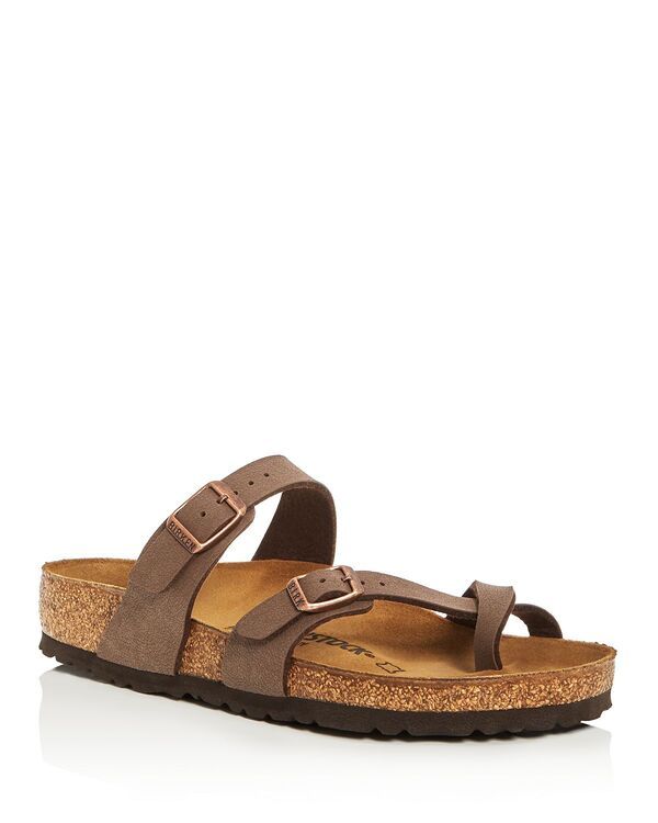 ビルケンシュトック レディース シューズ サンダル Birkenstock Womens Mayari Buckled Slide Sandals Brown ブラウン