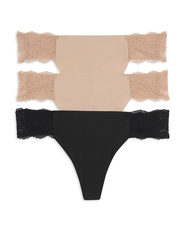ビーテンプティッド レディース アンダーウェア パンツ btemptd by Wacoal bbare Thongset of 3 Au NaturalNight