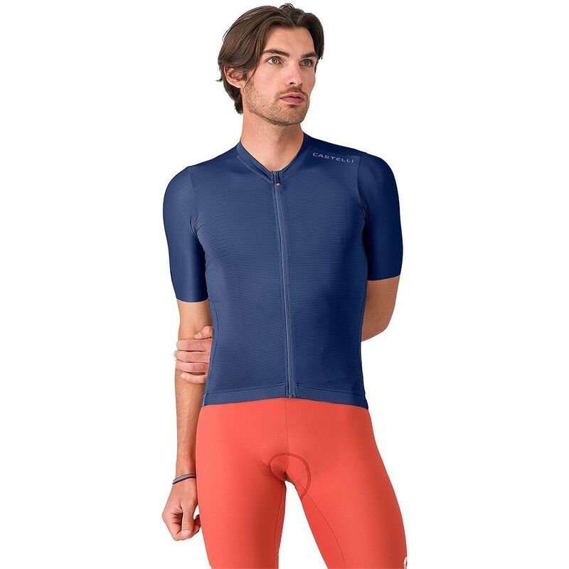 カステリ メンズ トップス Tシャツ ジャージー Castelli Espresso 2 Jersey Mens Belgian Blue ブルー