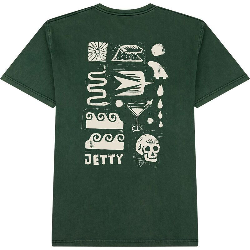 ジェッティ メンズ トップス Tシャツ Jetty Runes TShirt Mens Green グリーン