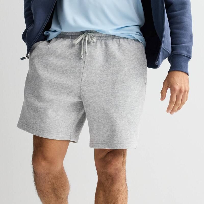 Tek Gear レディース ボトムス ハーフパンツ・ショーツ ショートパンツ フリース Mens Tek Gear Ultra Soft Fleece 7Inch Shorts Athletic Grey Heather グレー
