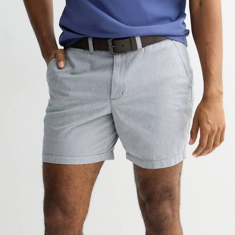 ソノマ レディース ボトムス ハーフパンツ・ショーツ ショートパンツ Mensonoma Goods For Life 7Inch Flexwear Flat Front Shorts Blue Texture ブルー