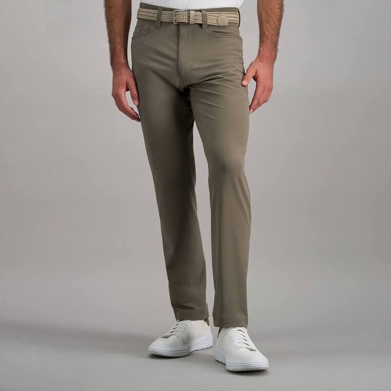 ハガー レディース ボトムス カジュアルパンツ ナイロン Mens Haggar Sport Performance Straight Fit Nylon Tech Pants Herb