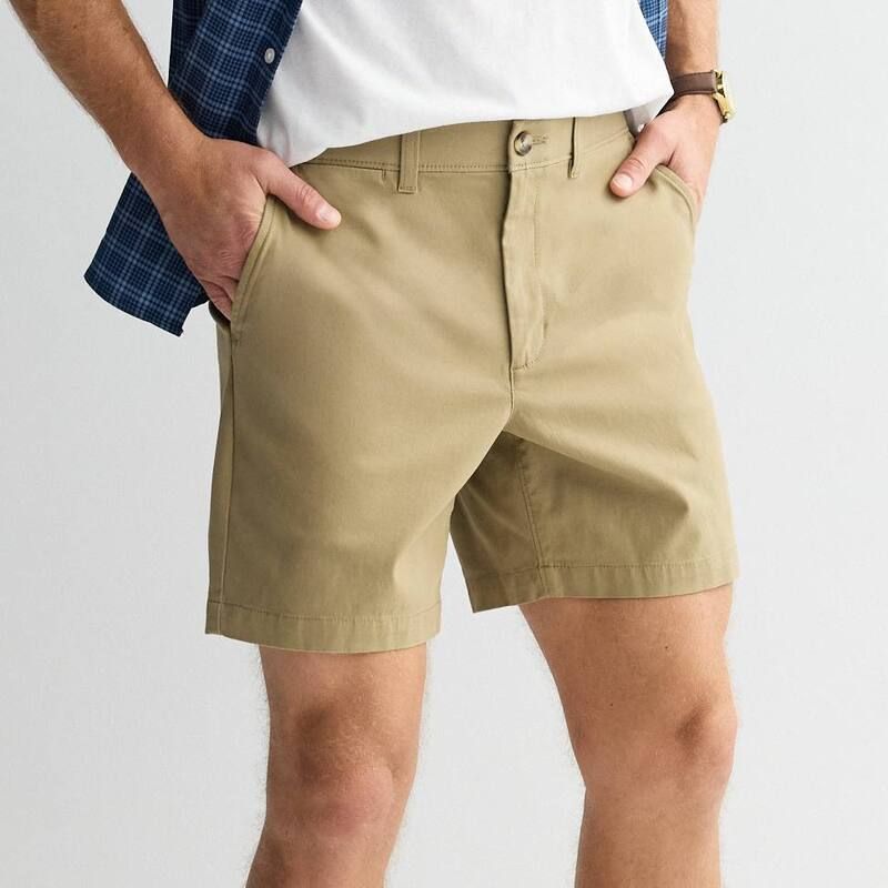 ソノマ レディース ボトムス ハーフパンツ・ショーツ ショートパンツ Mensonoma Goods For Life 7Inch Flexwear Flat Front Shorts Khaki カーキ