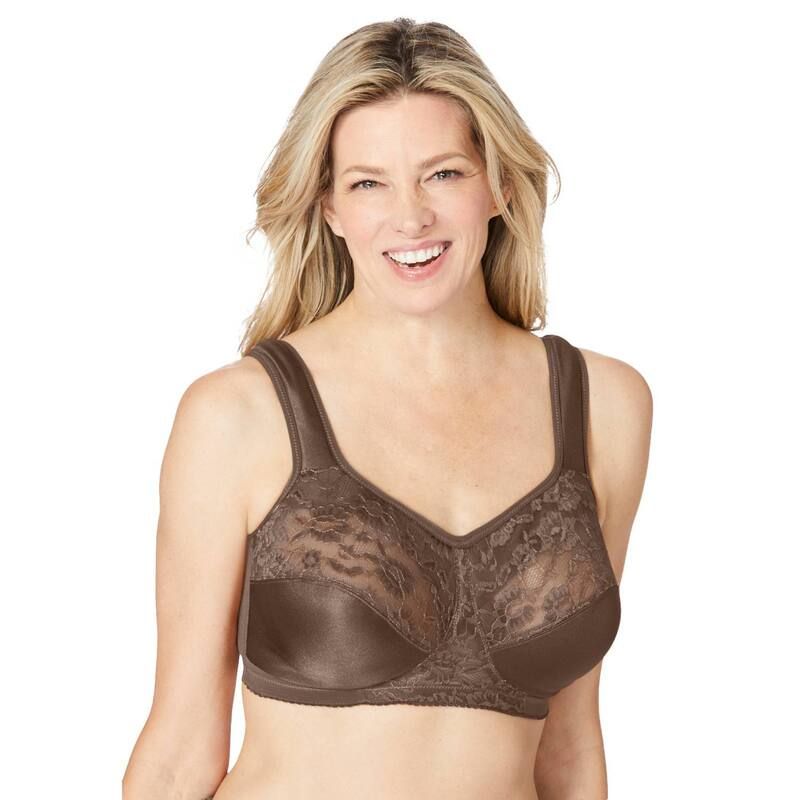 コンフォート チョイス レディース アンダーウェア ブラジャー プラスサイズ Comfort Choice Womens Plusizeasy Enhancer Wireless Bra French Toast