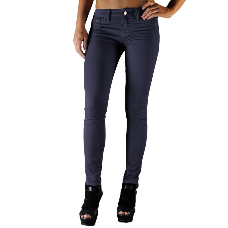 ポエティック ジャスティス レディース ボトムス デニムパンツ スリムフィット ジーンズ Poetic Justice Womenslim Fit Stretch Color Denim Skinny Jeans Purple Bomb パープル