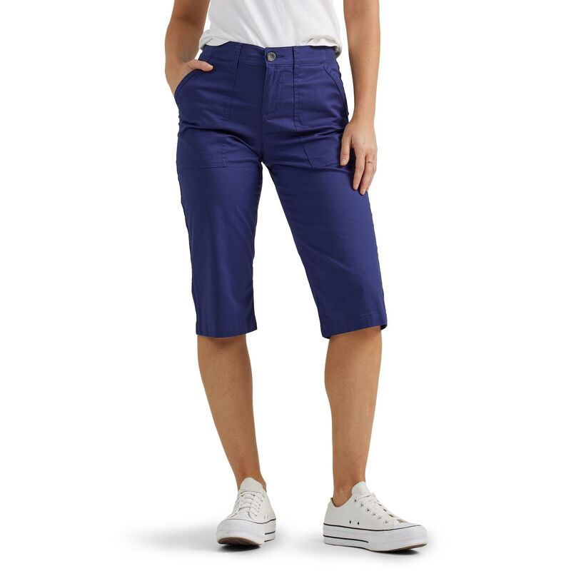 リー レディース ボトムス カジュアルパンツ Womens Lee Flex to Go Utility Skimmers Medieval Blue ブルー