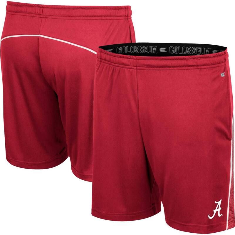 コロシアム レディース ボトムス ハーフパンツ・ショーツ ショートパンツ Mens Colosseum Crimson Alabama Crimson Tide Laws of Physicshorts Ala Red レッド