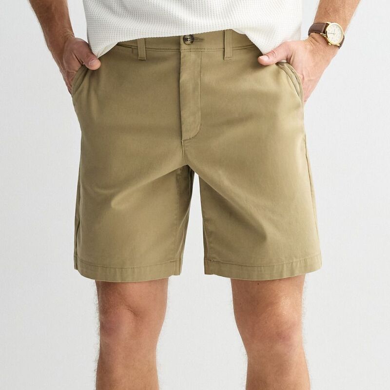 ソノマ レディース ボトムス ハーフパンツ・ショーツ ショートパンツ Sonoma Goods For Life 9Inch Flexwear Flat Front Shorts Khaki カーキ
