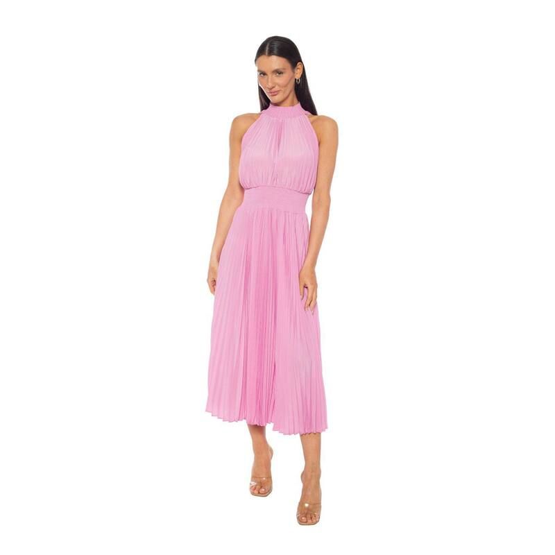マリナ レディース トップス ワンピース プリーツ ノースリーブ Womens Marina Sleeveless Pleatedress Pink ピンク