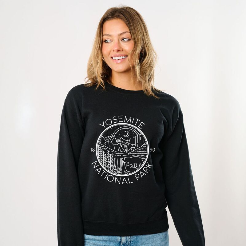 Simply Sage Market レディース トップス Tシャツ スウェット Simply Sage Market Yosemite National Park Womensweatshirt Midnight