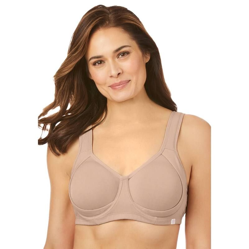 コンフォート チョイス レディース アンダーウェア ブラジャー プラスサイズ Comfort Choice Womens Plusize Out Wire Bra Beige ベージュ