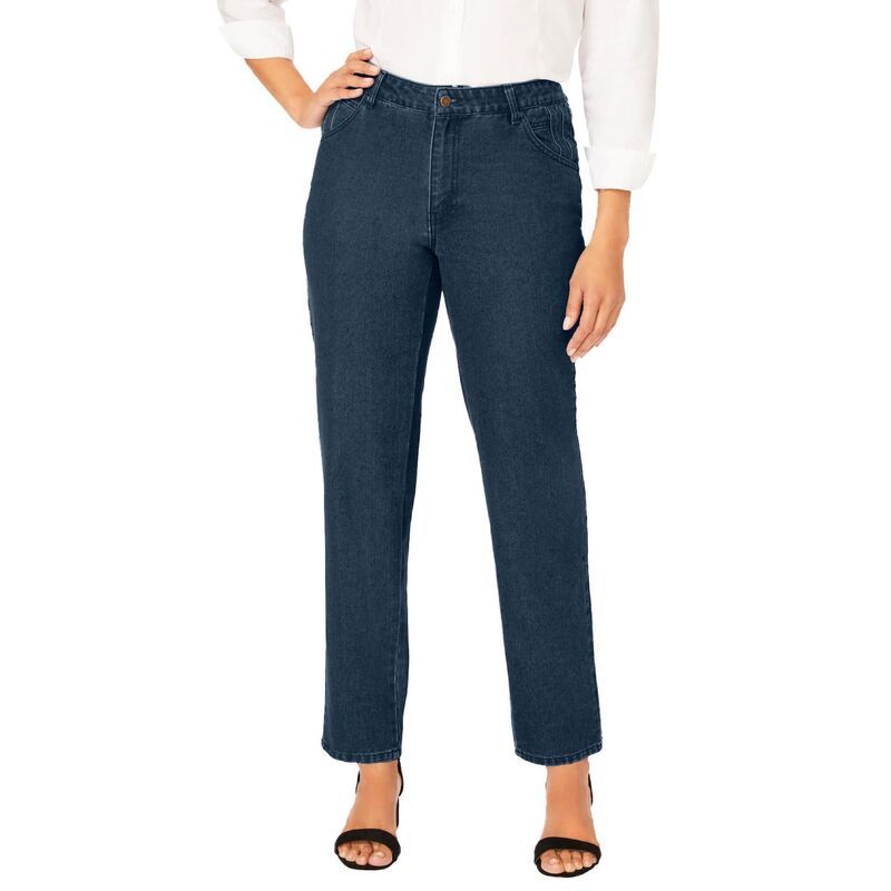 ジェシカロンドン レディース ボトムス デニムパンツ プラスサイズ コットン Jessica London Womens Plusize Classicotton Denim StraightLeg Jean Indigo インディゴ