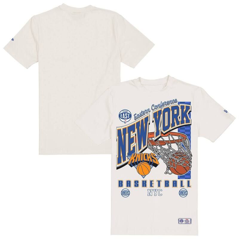 ニューエラ レディース トップス Tシャツ ヴィンテージ Mens New Era Cream New Yorknicks Oversized City Edition Remix Vintage TShirt Kni Beige ベージュ 10,245円