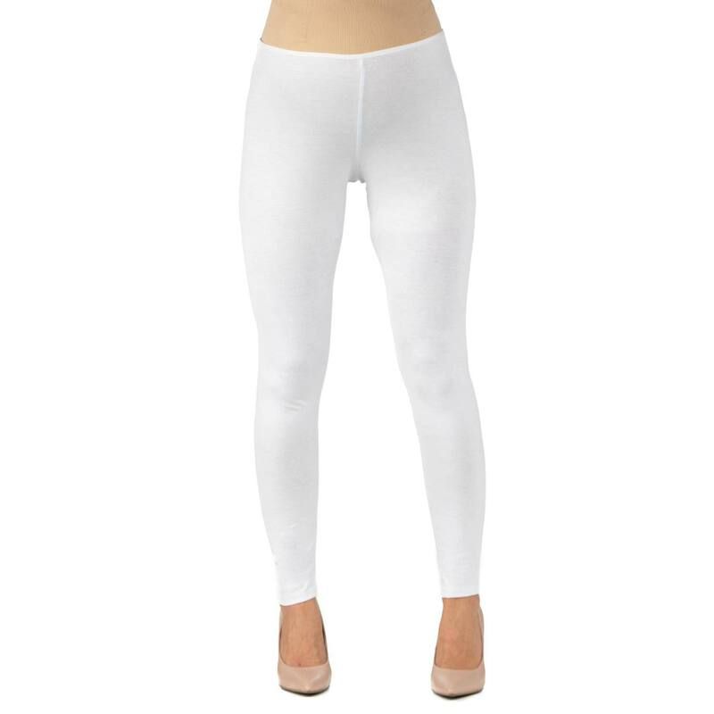 24 セブンコンフォート レディース ボトムス カジュアルパンツ アンクル レギンス マタニティ Maternity 24Seven Comfort Apparel Anklength Stretch Leggings White ホワイト