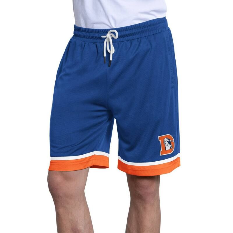 スターター レディース ボトムス ハーフパンツ・ショーツ メッシュ ショートパンツ Menstarteroyal Denver Broncos Throwback Power Play Meshorts Den Blue ブルー