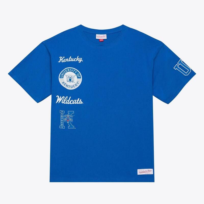 ミッチェルネス レディース トップス Tシャツ Mens Mitchell Ness Royal Kentucky Wildcats Double Clutch Premium TShirt Ken Blue ブルー 13,121円