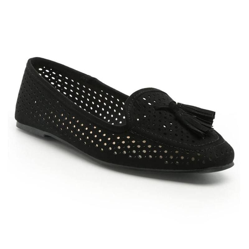 ロンドンラグ レディース シューズ スリッポン・ローファー London Rag Feet Nest Womens Loafers Black ブラック