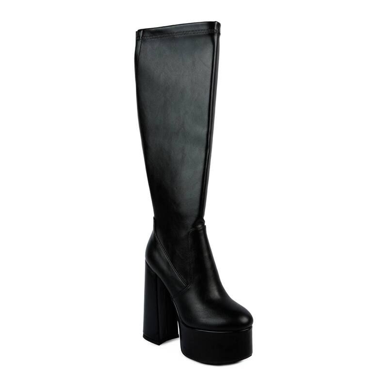 ロンドンラグ レディース シューズ ブーツ・レインブーツ London Rag Coraline Womens KneeHigh Boots Black ブラック 25,060円