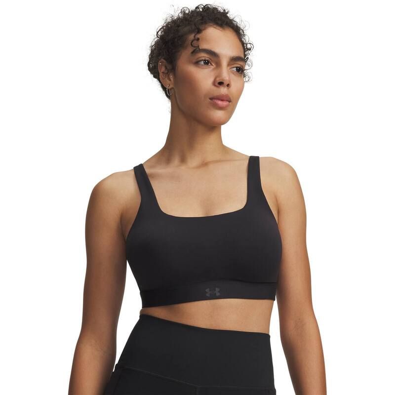 アンダーアーマー レディース アンダーウェア ブラジャー Womens Under Armour Effortless HighImpact Sports Bra Black ブラック