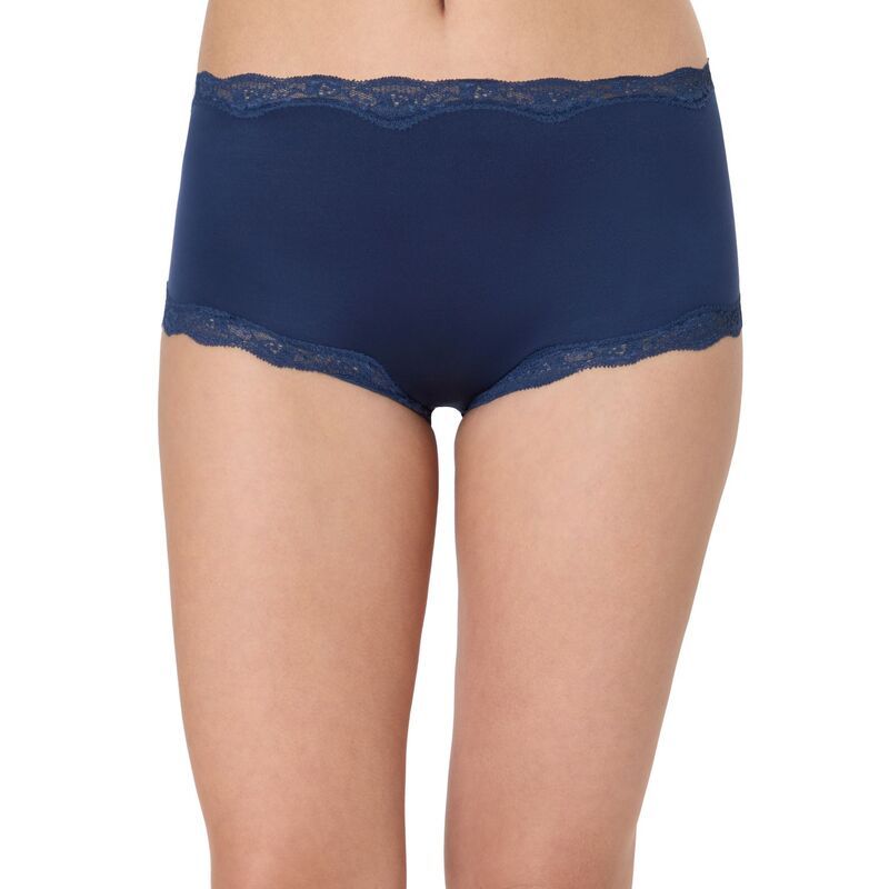 メイデンフォーム レディース アンダーウェア パンツ レース Womens MaidenformEveryday Pretty Lace Modern Boyshort DMPLBS Navy ネイビー