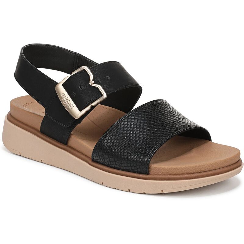 ドクター・ショール レディース シューズ サンダル Dr Scholls Posie Womenslingback Sandals Black ブラック