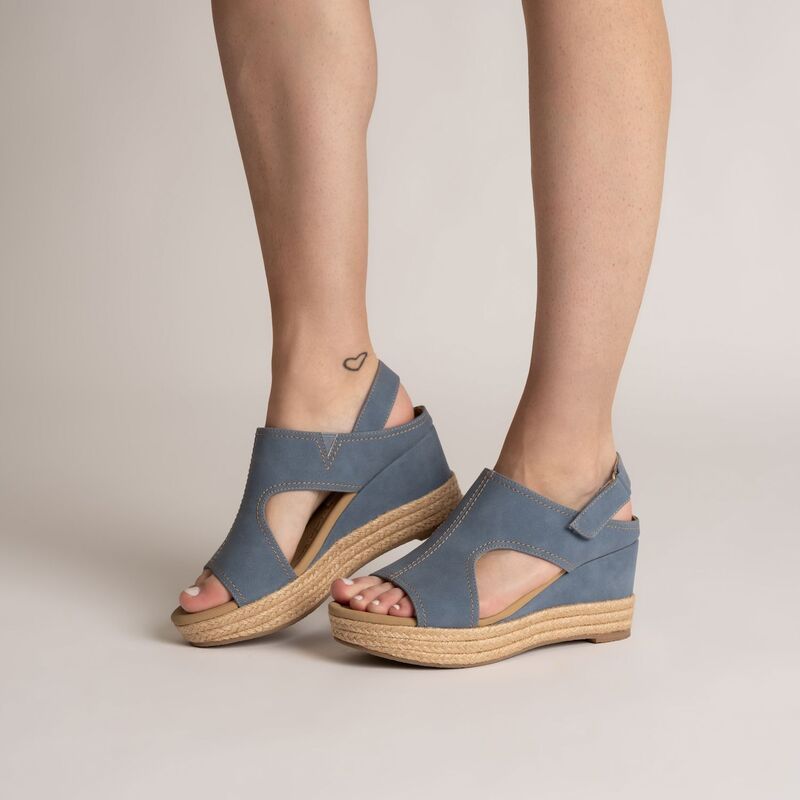ジャーニー レディース シューズ サンダル アンクル Journee Rayleigh Wedge Ankle Strap Espadrille Womensandals Denim デニム ジャーニー レディース シューズ サンダル アンクル Journee Rayleigh Wedge Ankle Strap Espadrille Womensandals Denim デニム