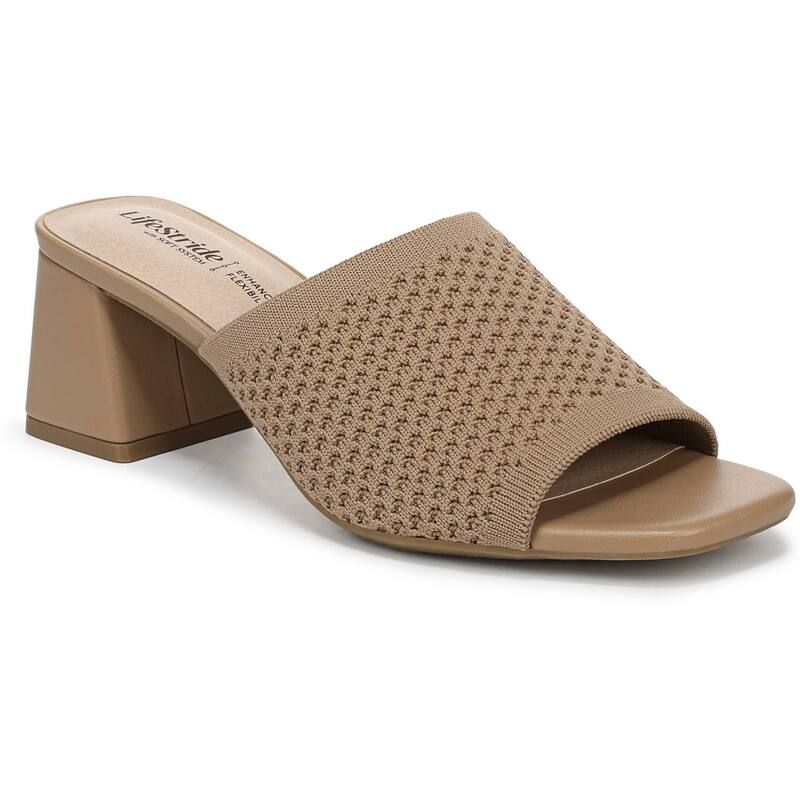 ライフストライド レディース シューズ サンダル LifeStride Colette 2 Womenslide Sandals Biscotti Beige ベージュ