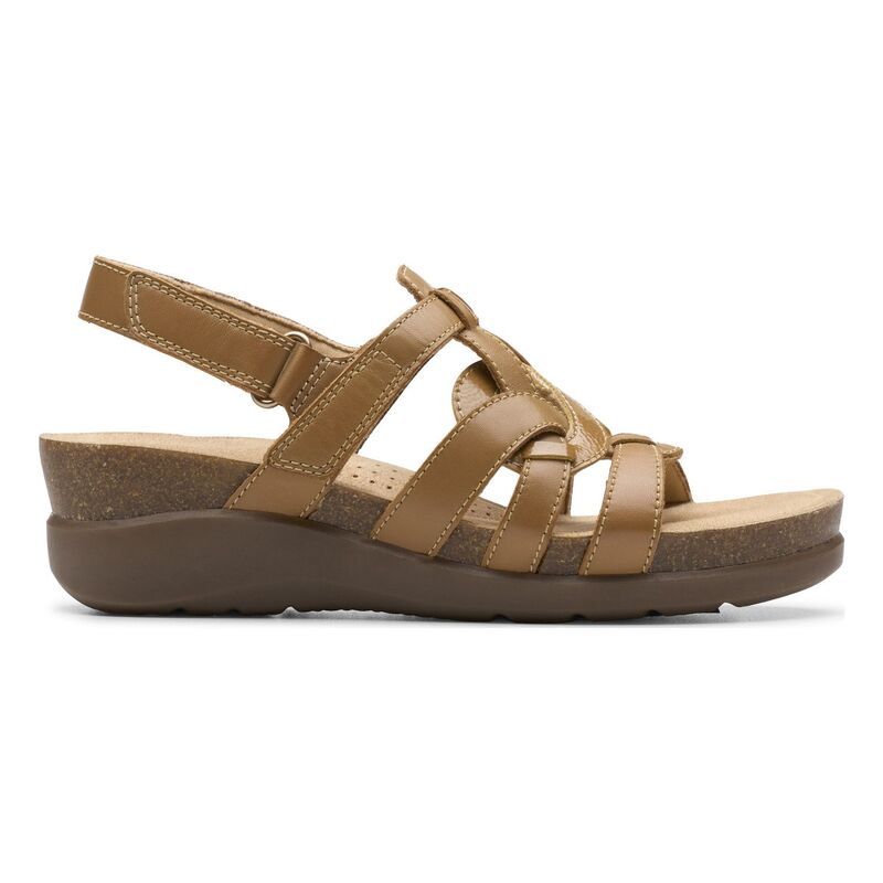クラークス レディース シューズ サンダル Clarks Calenne Gracie Womenstrappy Sandals Bronze Metallic メタリック