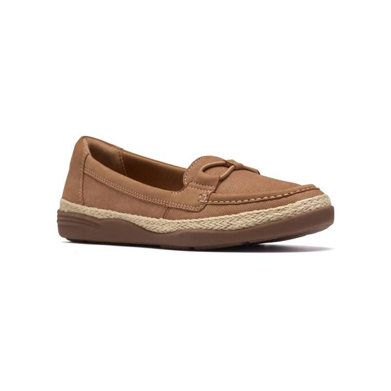 クラークス レディース シューズ Clarks Elaina Milly WomenslipOn Shoes Tan タン