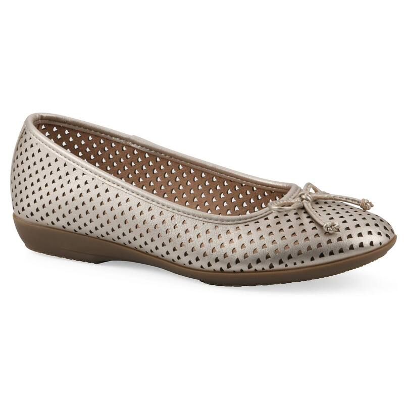 クリフバイホワイトマウンテン レディース シューズ サンダル Cliffs by White Mountain Carris Womens Ballet Flats Platino Metallic メタリック