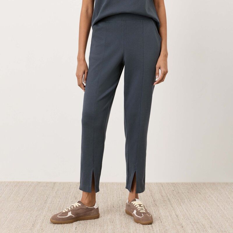 パクト レディース ボトムス カジュアルパンツ コットン Pact Organicotton Airplane Tapered Leg Pant Steel Blue ブルー