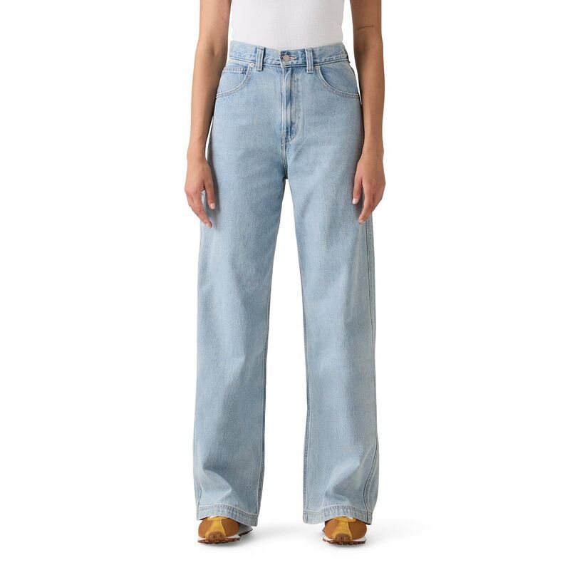 リーバイス レディース ボトムス デニムパンツ ジーンズ Womens Levis Cinch Baggy Carpenter Jeansummer Job Stone ストーン