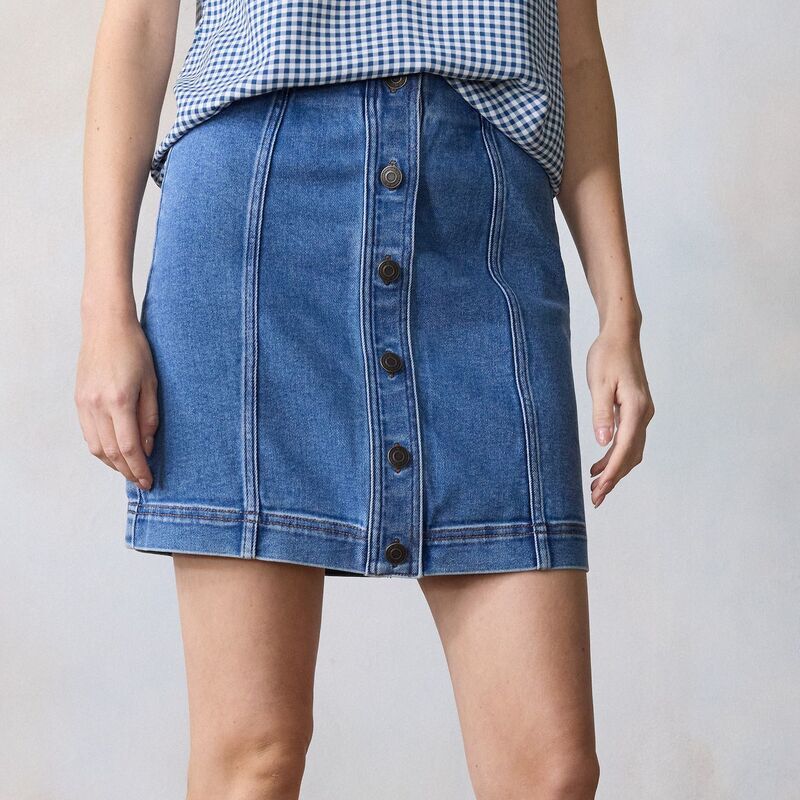 LC Lauren Conrad レディース ボトムスカート プチ ミニ デニム Petite LC Lauren Conradenimini Skirt Lc Denim Kenna Wash デニム