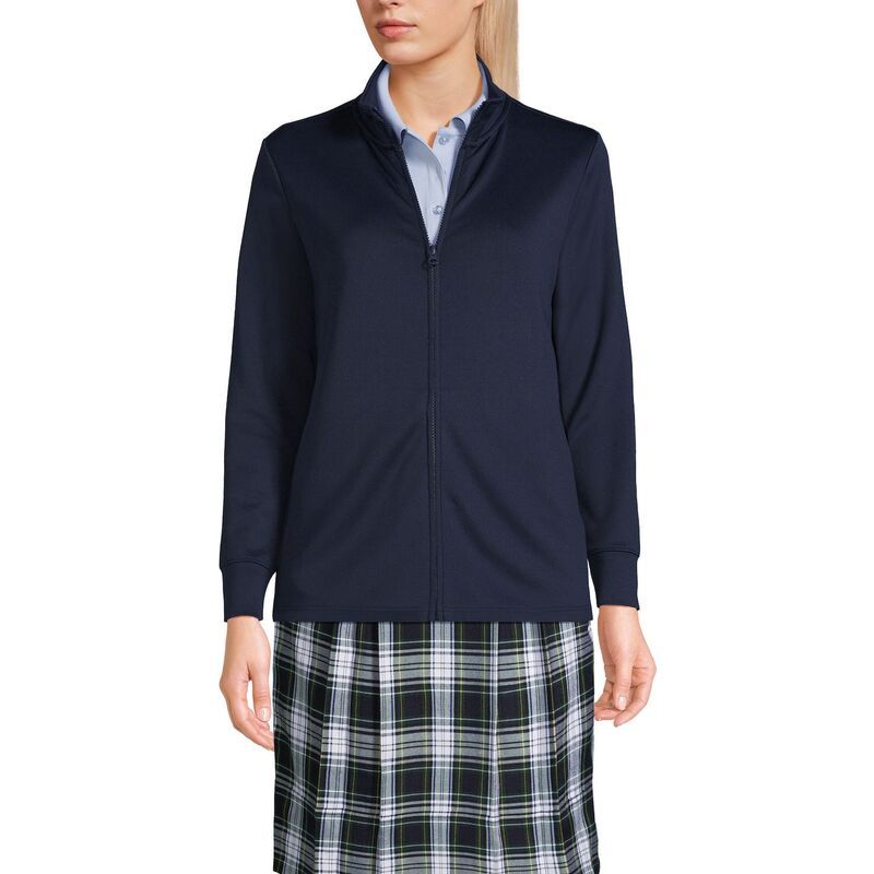 ランズエンド レディース アウター ジャケット・ブルゾン Womens Lands End Active Performance Full Zip Jacket Classic Navy ネイビー