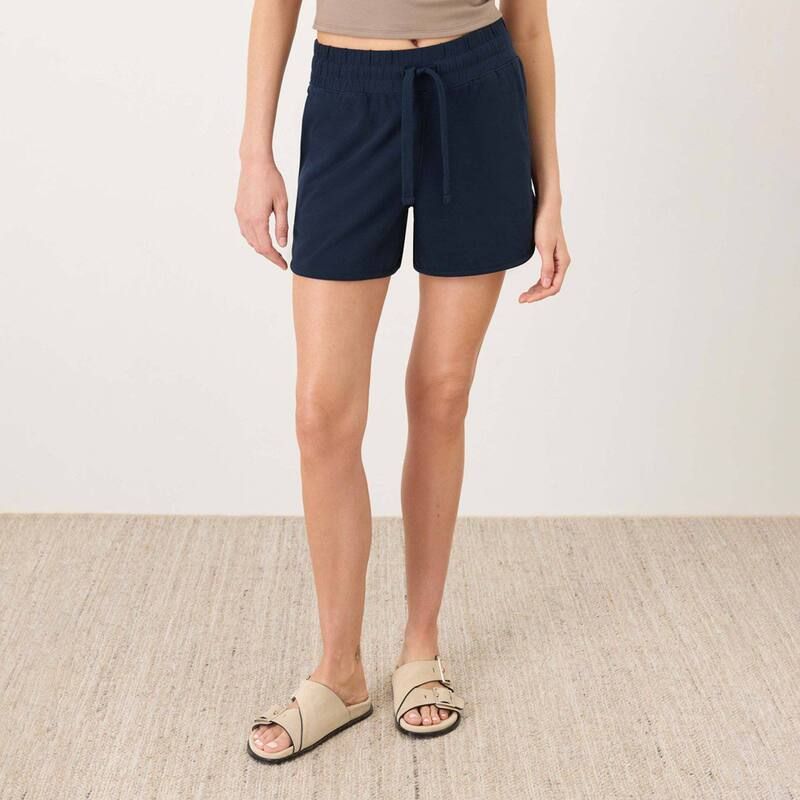 パクト レディース ボトムス ハーフパンツ・ショーツ ニット Pact CloudKnit Curved Hem Short Navy ネイビー 14,610円
