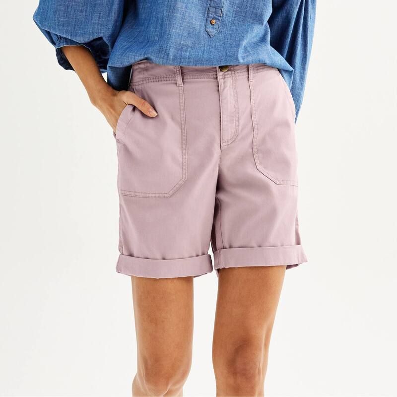 ソノマ レディース ボトムス ハーフパンツ・ショーツ ショートパンツ Womensonoma Goods For Life Utility Bermuda Shorts Lilac Shiver ライラック