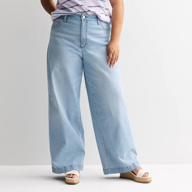 ソノマ レディース ボトムス デニムパンツ プラスサイズ ジーンズ Plusize Sonoma Goods For Life High Rise WideLeg Jeans Vintage Wash