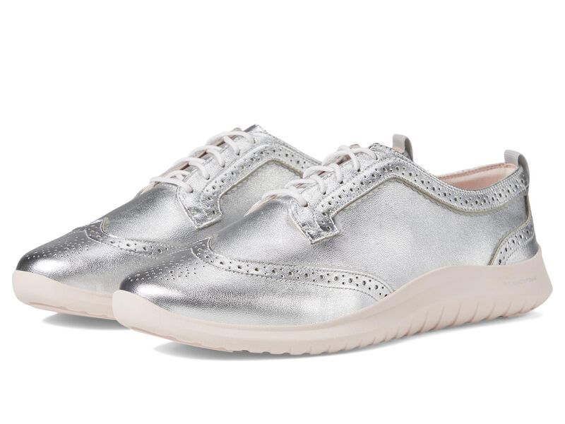 コールハーン レディース シューズ サンダル オックスフォード Cole Haan Zerogrand Meritt Wing Tip Oxford Silver TalcaPr シルバー