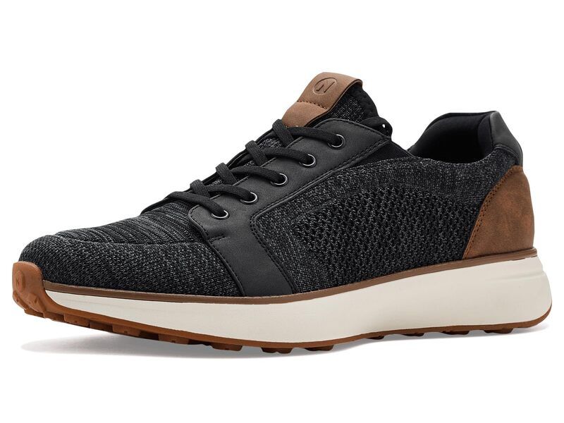 ノンブッシュ メンズ シューズ オックスフォード レース ニット Nunn Bush Kore Swift Knit Lace Toe Oxford Black ブラック