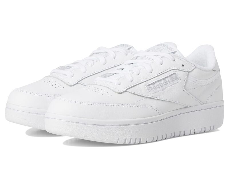 リーボック レディース シューズ スニーカー Reebok Lifestyle Club C Double WhiteCold Grey ホワイト