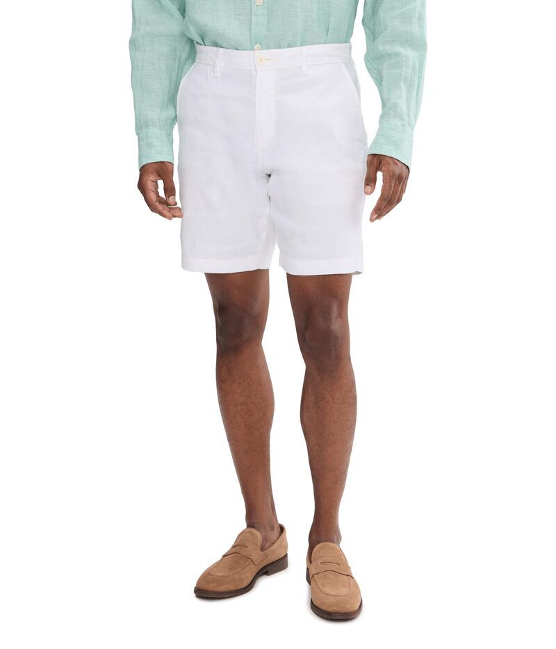 トッミーバハマ メンズ ボトムス ハーフパンツ・ショーツ リネン Tommy Bahama Beach Coast Linen 9 White ホワイト 21,560円