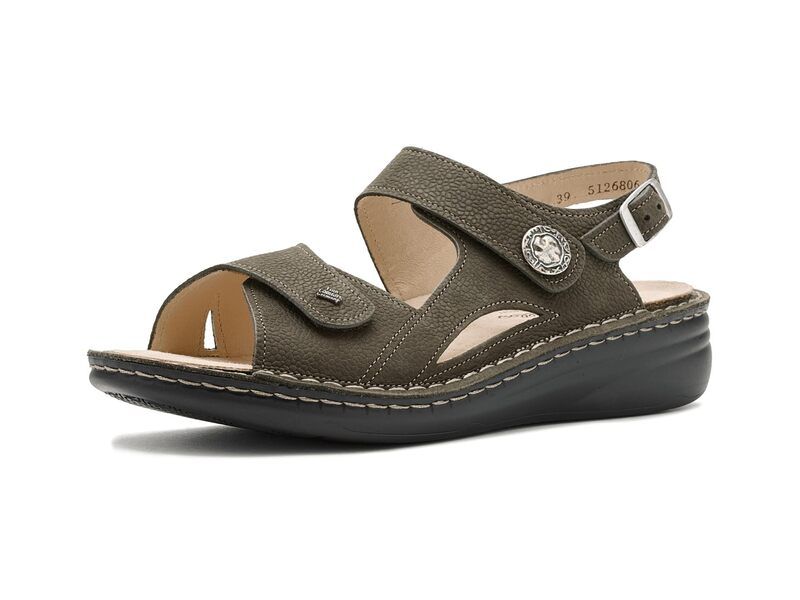 フィンコンフォート レディース シューズ サンダル Finn Comfort Barbuda Olive オリーブ